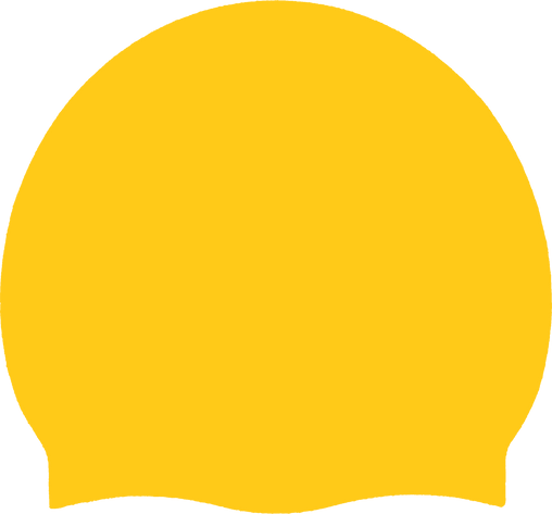 Light Orange Swim Cap Icon